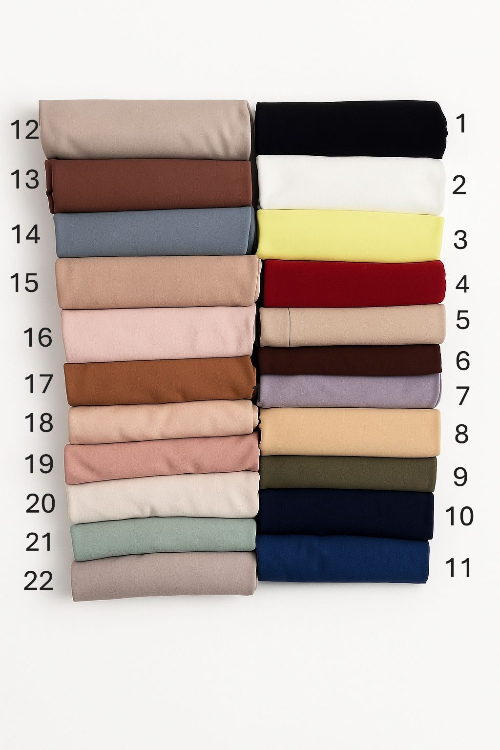 Hijab Soft Air - Disponible en 22 coloris