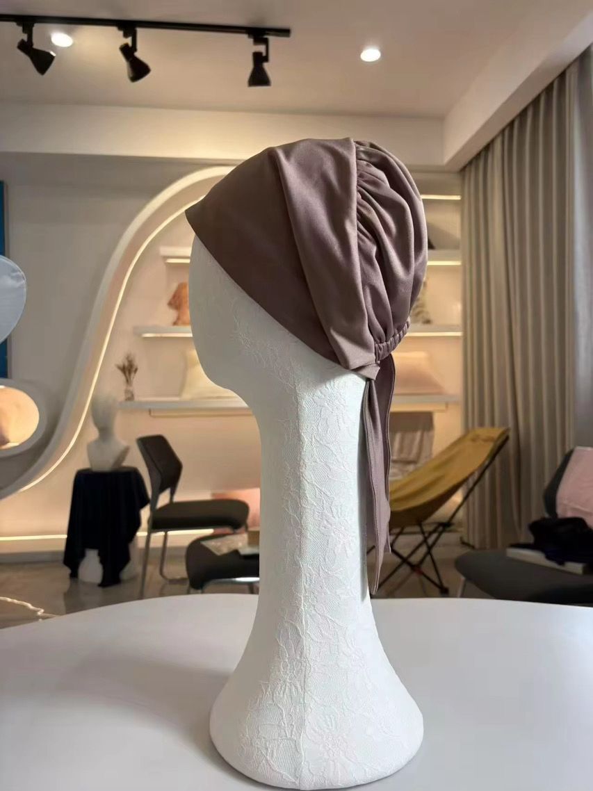 NeoSlik Bonnet ajustable en Soie de Mûrier - Antidérapant